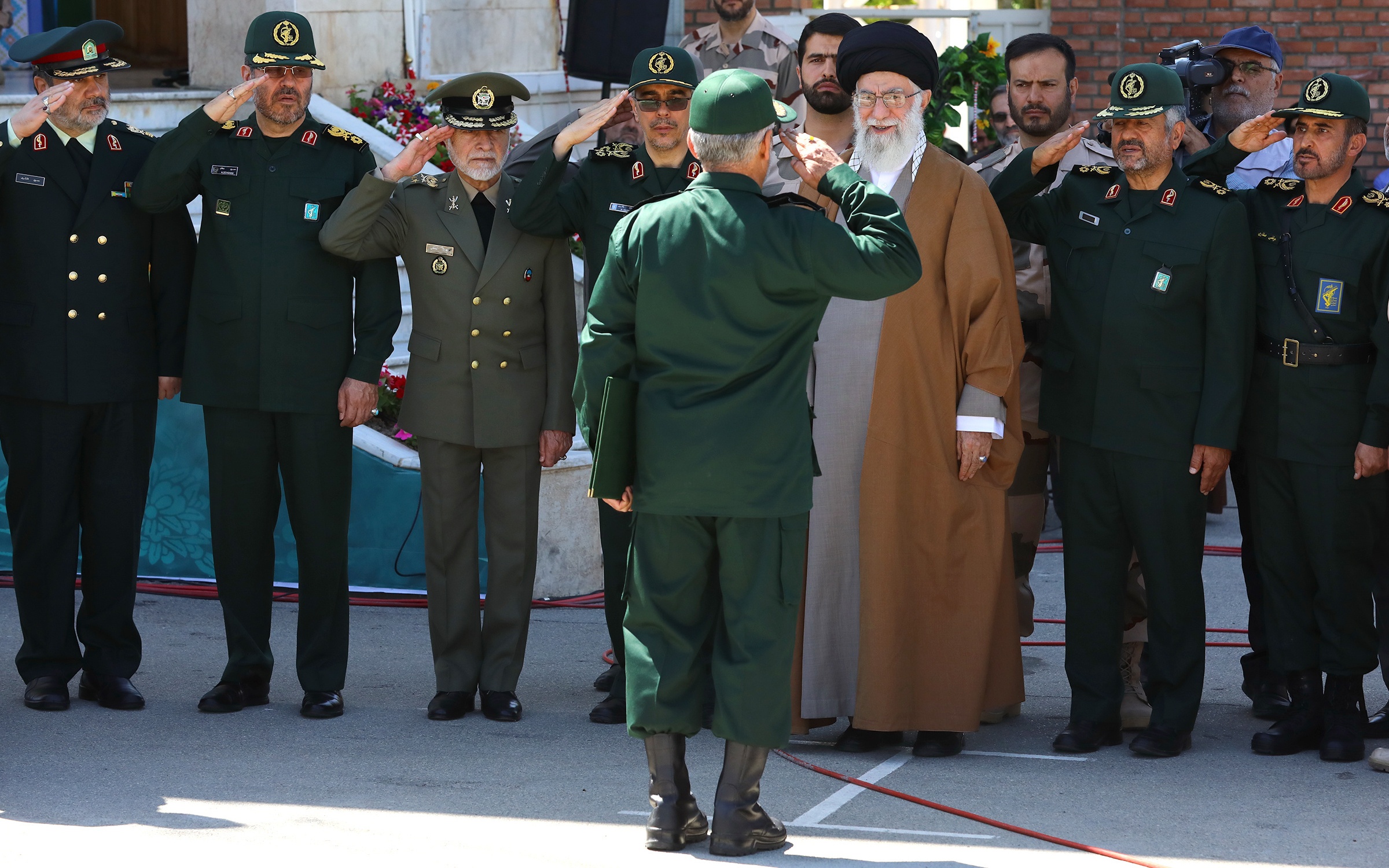 The Ayatollah is meeting senior officials of the IRGC