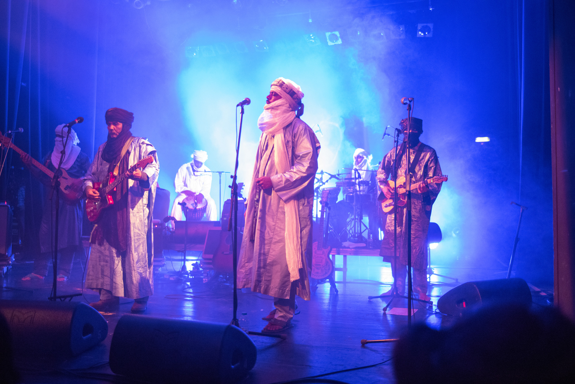 Tinariwen performing at Heimathafen.