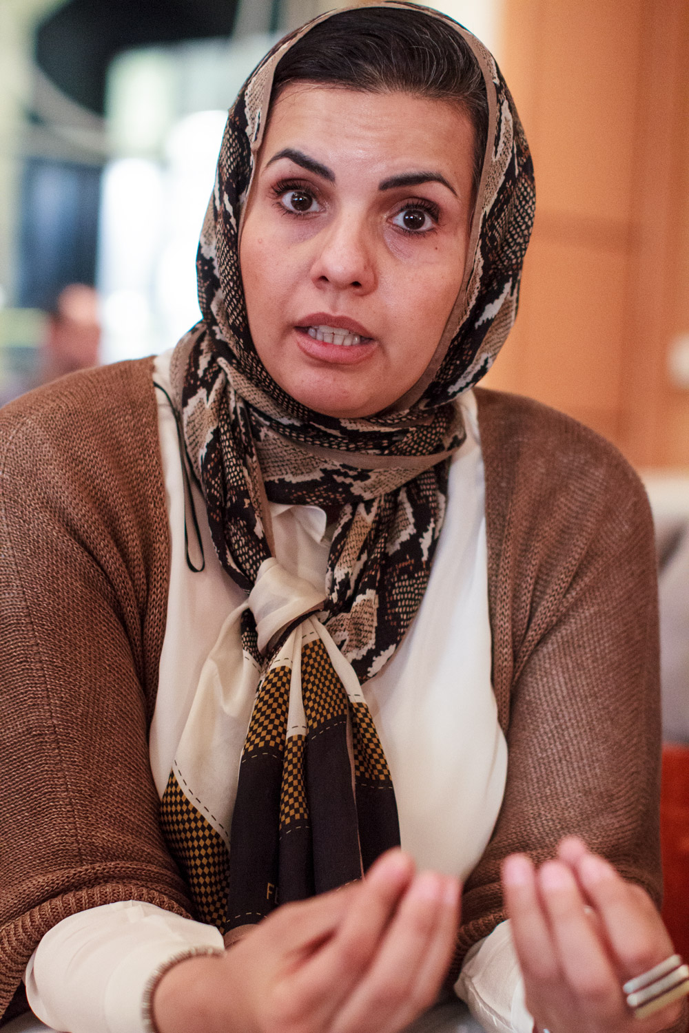 At an early age Zahra Langhi realised that political activism was putting her family in danger. 
