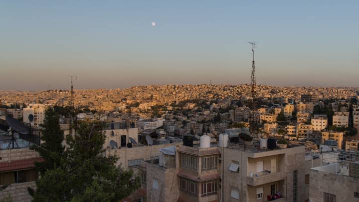 A view over Amman, the capital of Jordan. 