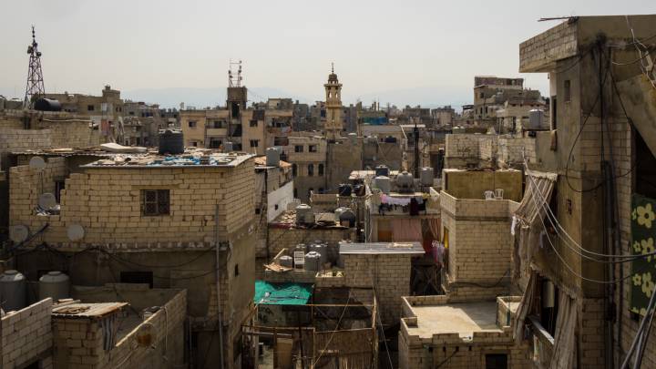 The Palestinian ghetto of Shatila in Beirut, Lebanon.