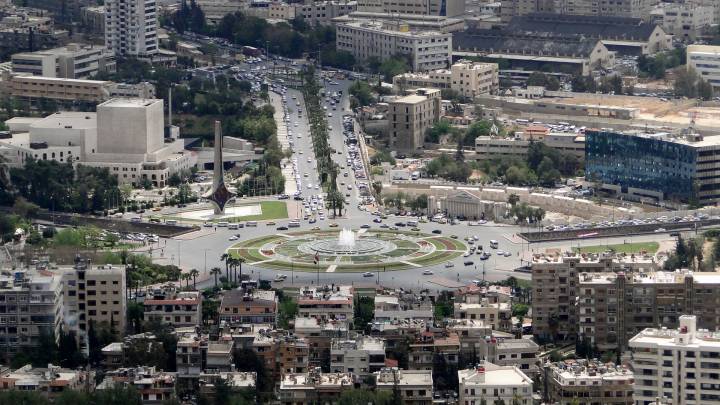 Umayyad Square in Damascus