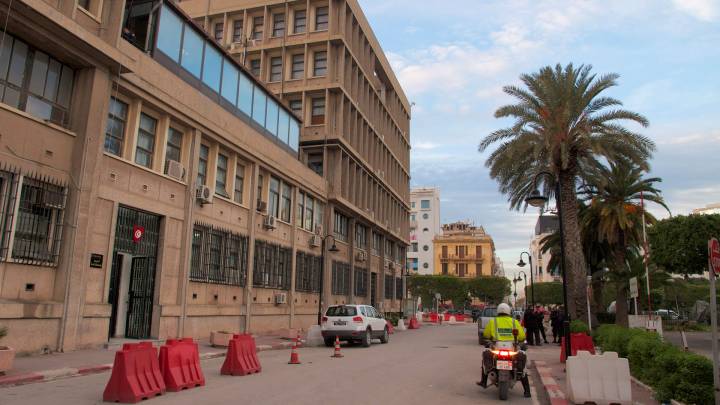 The Ministry of Interior in downtown Tunis.