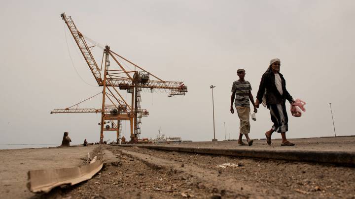 Jemens wichtigster Hafen