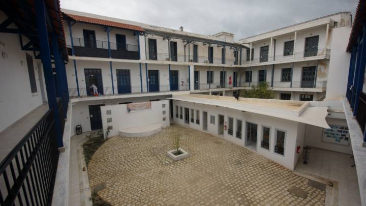 صورة لمركز الإيواء في سيدي بو عزوز