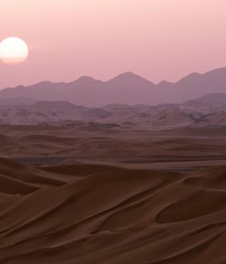 The Sahara desert region of Fezzan in Libya.