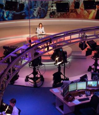 The Al Jazeera newsroom in Doha.