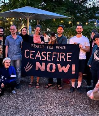 Israelische Friedensaktivisten in Berlin