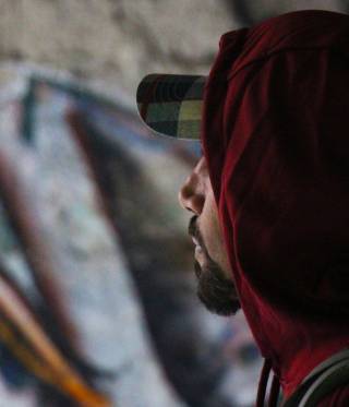 Egyptian graffiti artist Keizer. Egyptian graffiti artist Keizer.